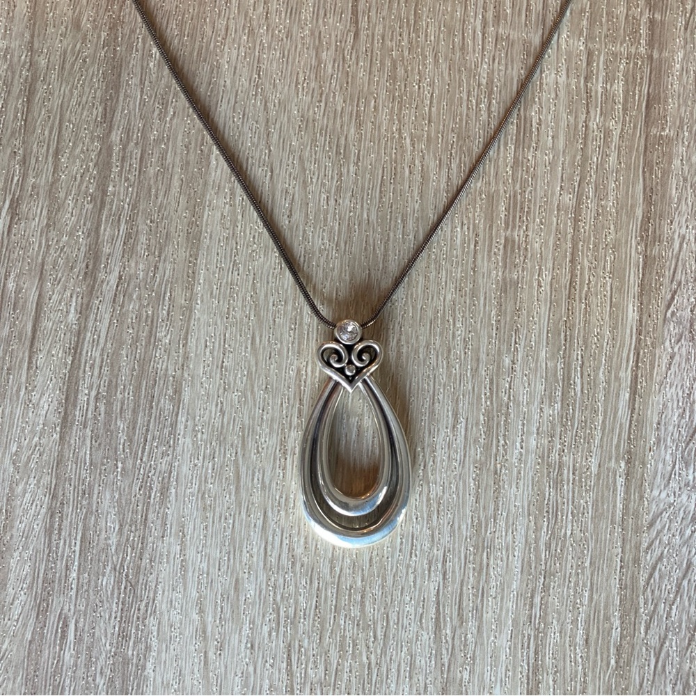 Brighton Alcazar Orbit Heart Pendant Necklace